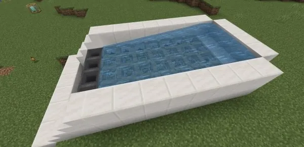 Automatic items farm side view
