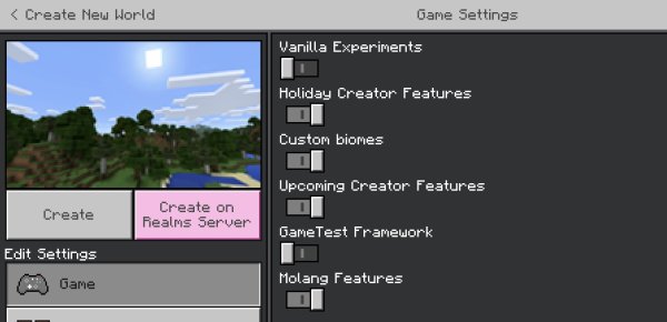 Experimental options for core resource generator addon
