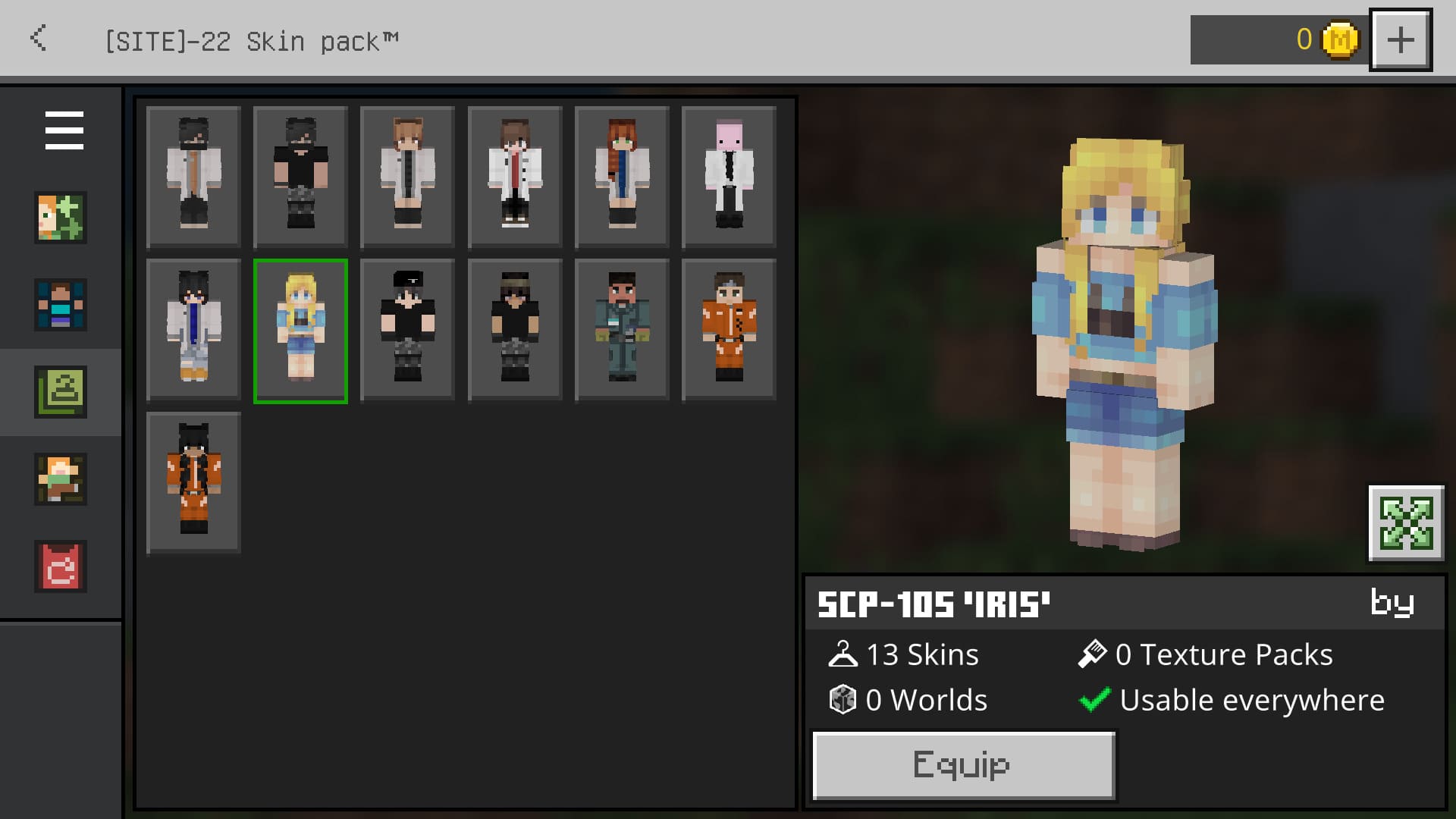 SCP-513-1 Minecraft Skin