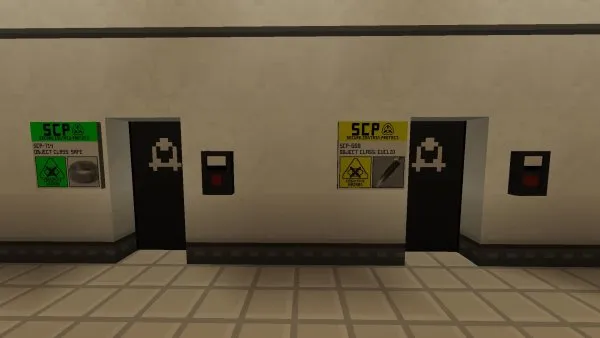 Signs of two SCP's.