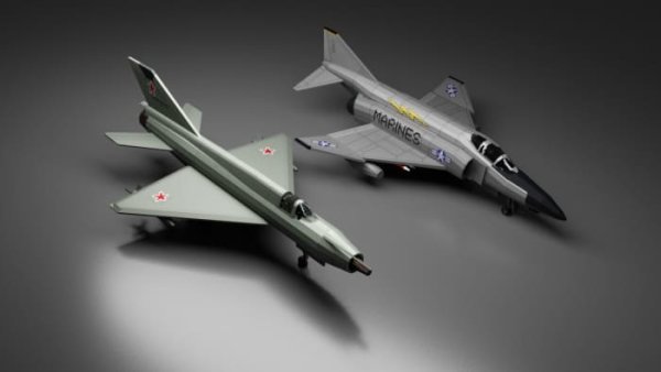 Render of the Aircrafts