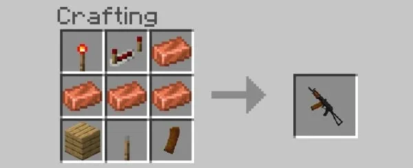 AKS-74U gun recipe craft