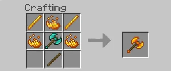 Recipe Blaze Battle Axe