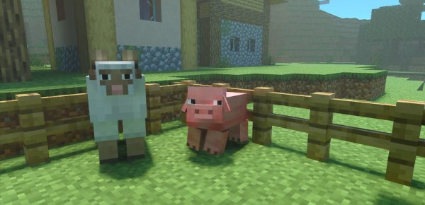 Sheep and Pig with RTX