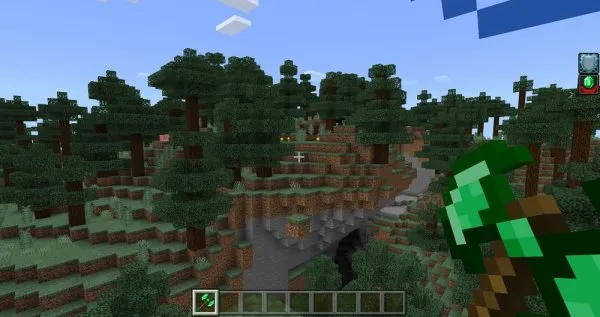 Emerald Battle Axe