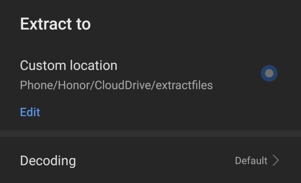 Extract texture pack folder on Android to