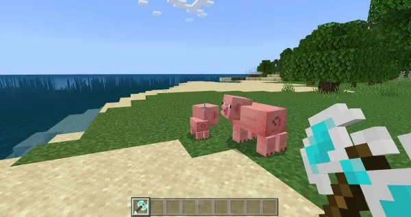 Frozen Battle Axe and pigs