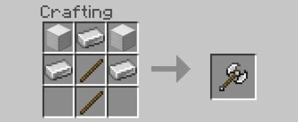 Iron Battle Axe recipe