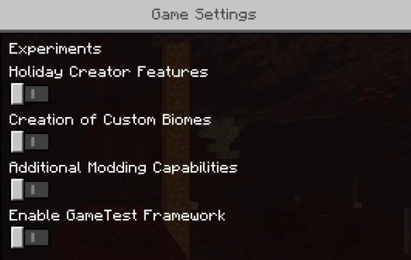 Game Settings with Experiments on Android