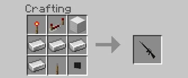 M16 gun recipe craft