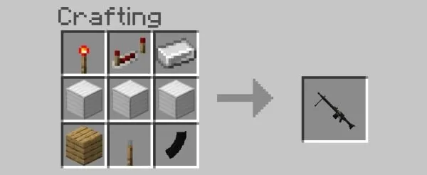 MG3 gun recipe craft