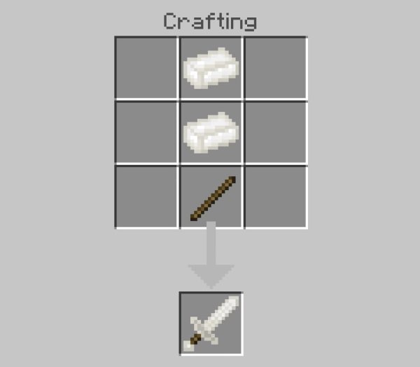 Craft Recipe for Tin Sword
