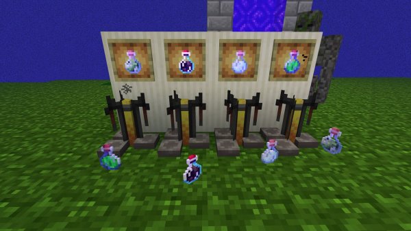All new potions in the Multidimension Addon