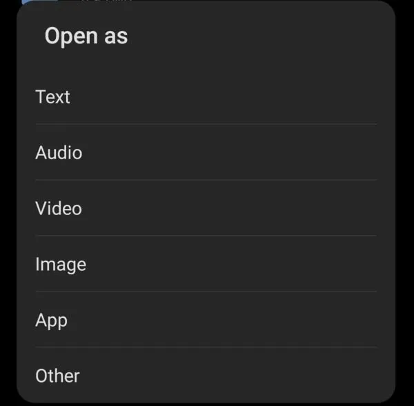 Open texture pack on Android as