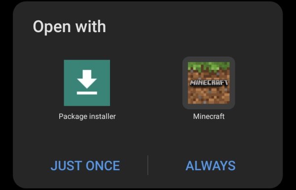 Open mctemlate with Minecraft