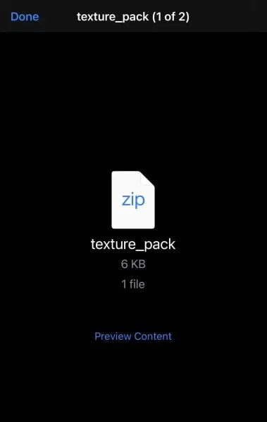 Preview Content button