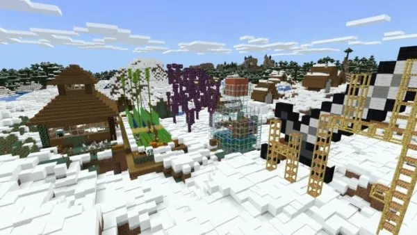 Buildings on the map