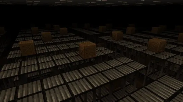 The Backrooms warehouse