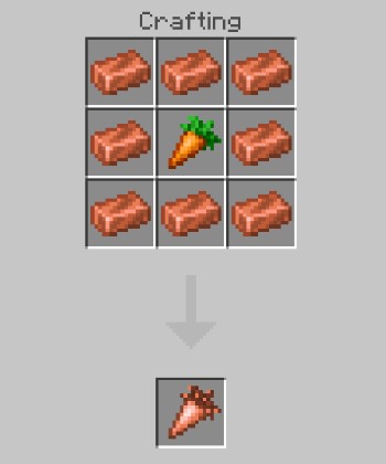 Craft Recipe for Copper Carrot