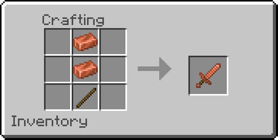 Craft Recipe for Copper Sword