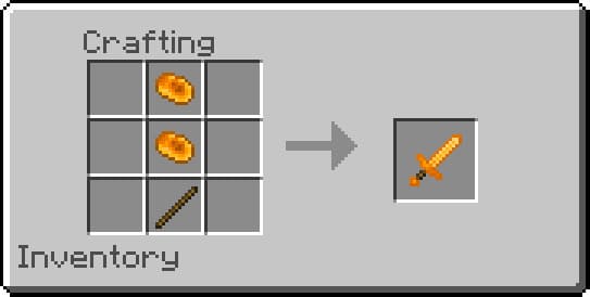 Craft Recipe for Amber Sword