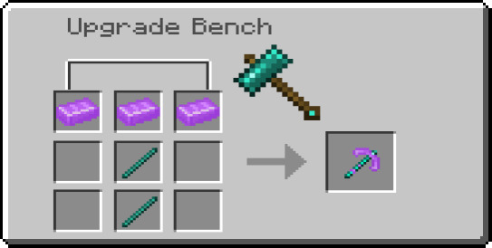 Craft Recipe for Ender Enderium Pickaxe