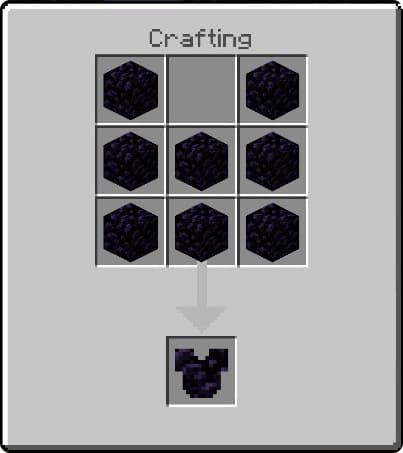 Craft Recipe for Obsidian Armor