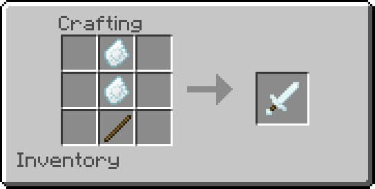 Craft Recipe for Shattered Glass Sword