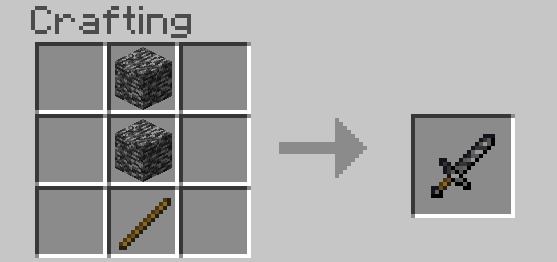 Craft Recipes for Bedrock Tools