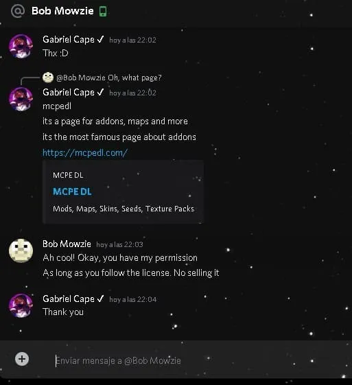 Bob Mowzie permission for Bedrock porting