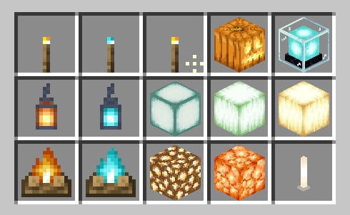 Items with more powerful lighting.