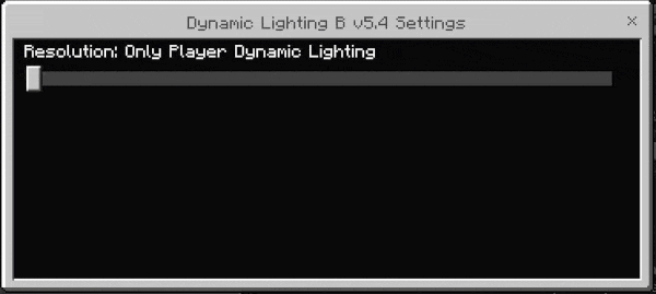 Switching lighting for mobs.