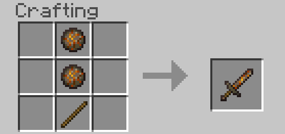 Craft Recipes for Fire Charge Tools