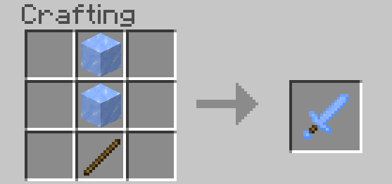 Craft Recipes for Ice Tools