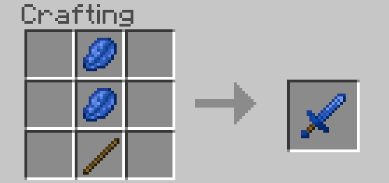 Craft Recipes for Lapis Tools