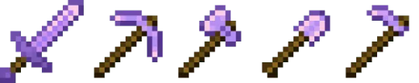 Full Set of Amethyst Tools