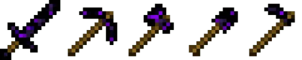 Full Set of Crying Obsidian Tools