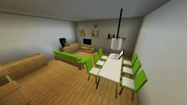 Beautifully furnished living room.