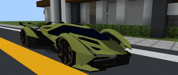 Green Lamborghini Vison GT
