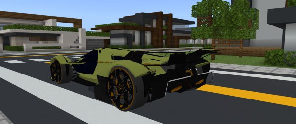 Lamborghini Vison GT from behind