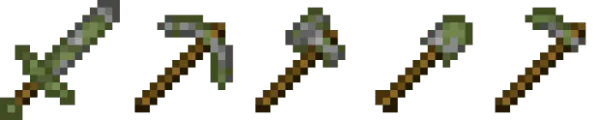 Full Set of Mossy Cobblestone Tools