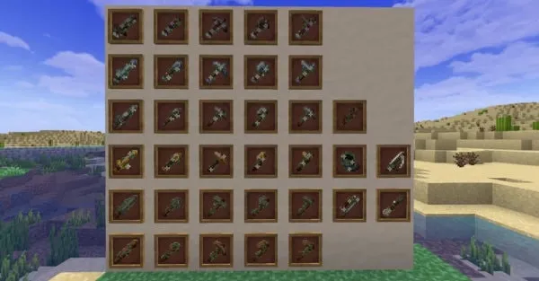 Review of texture changed items.