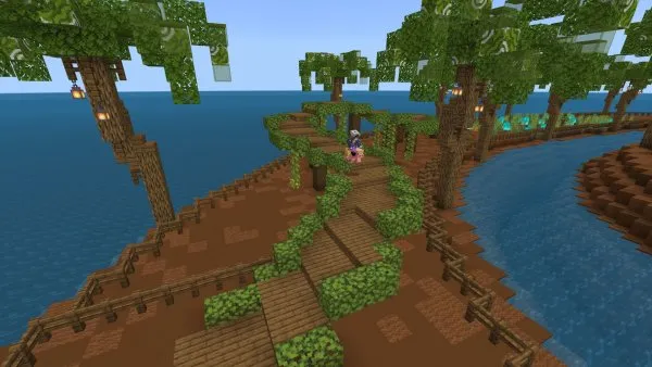 Some sections of the race look like a beautiful jungle.