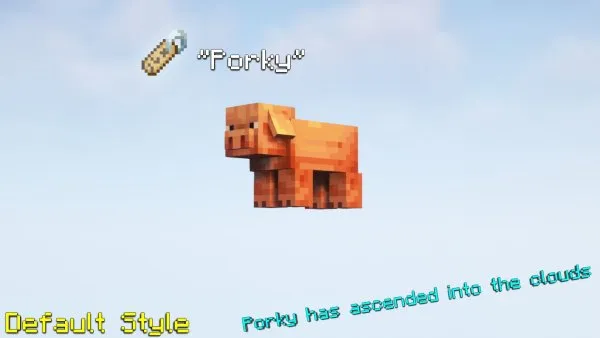 Porky pig in the cloud