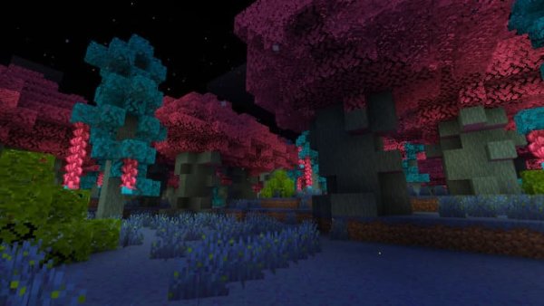 Screenshot 2 of Aurora Blossom biome.
