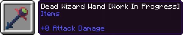 Screenshot of Dead Wizard Wand.
