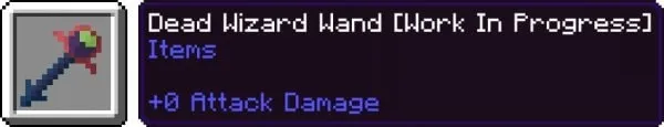 Screenshot of Dead Wizard Wand.