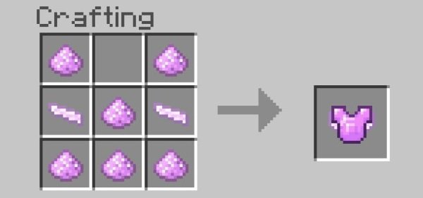 Craft recipe for Fairy Chestplate.