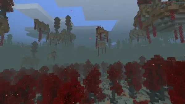 Screenshot of Kova Hills biome.