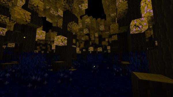Screenshot 1 of Nightshade Forest biome.